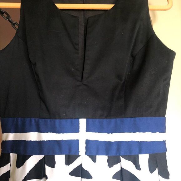 Donna Ricco summer pleated sleeveless dress.size 6 - Picture 4 of 9